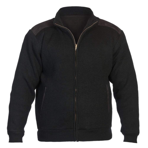 Chaqueta de cazador reversible MFH negra talla XXL