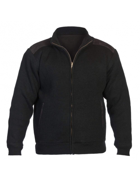 Chaqueta de cazador reversible MFH negra talla XXL