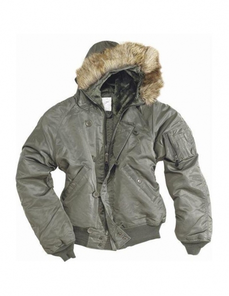 Cazadora tipo aviador MFH Verde talla L