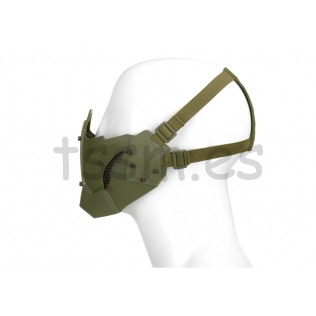 Máscara Táctica Warrior Steel Half Pirate Arms Verde OD 2