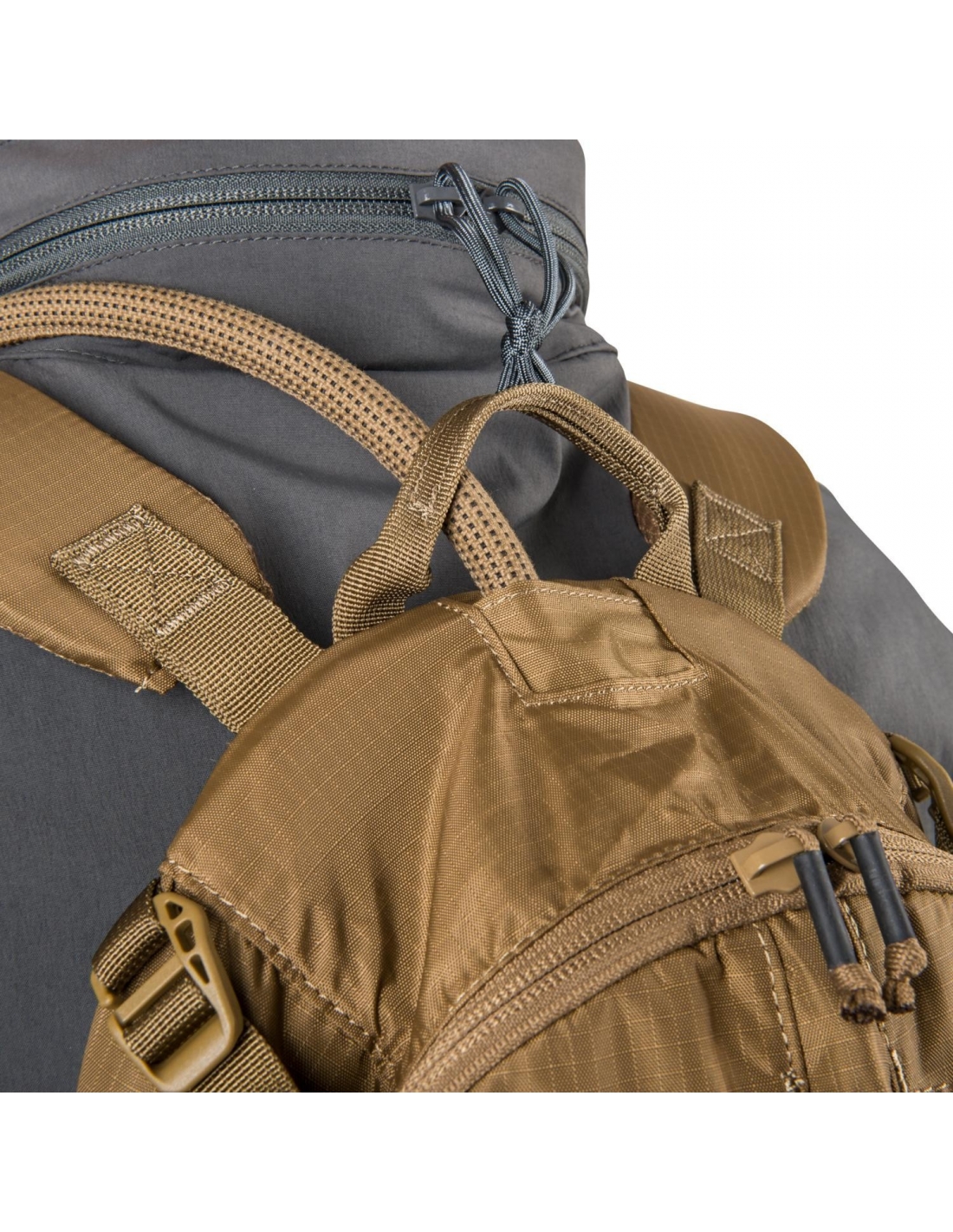 Sac à Dos Tactique Helikon Groundhog 10L - Coyote - Léger, Molle, Poche Hydratation - Randonnée, EDC