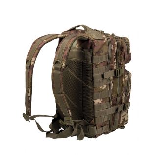 Mochila Táctica Militar MilTec US Assault SM 20 Litros Vegetato con Velcro Frontal 2