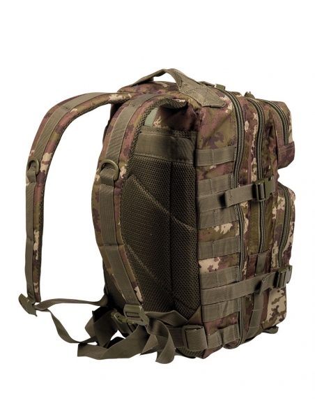 ComprarMochila Táctica Militar MilTec US Assault SM 20 Litros Vegetato con Velcro Frontal
