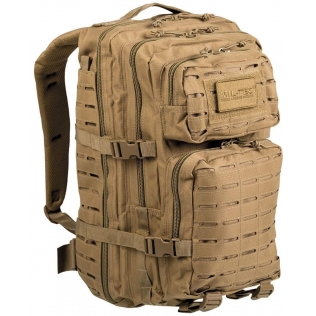 Mochila Táctica Militar MilTec US Assault LG 36 Litros Laser Cut Coyote