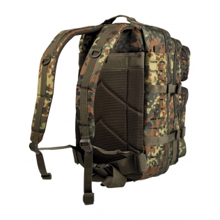 Mochila Táctica Militar MilTec US Assault LG 36 Litros Laser Cut Flecktarn 2
