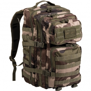 Mochila Táctica Militar MilTec US Assault LG 36 Litros CCE con Velcro Frontal