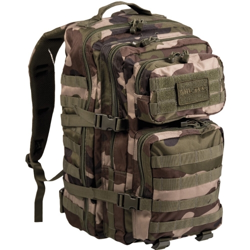 Mochila Táctica Militar MilTec US Assault LG 36 Litros CCE con Velcro Frontal