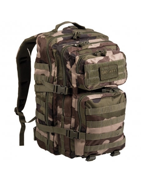 Mochila Táctica Militar MilTec US Assault LG 36 Litros CCE con Velcro Frontal