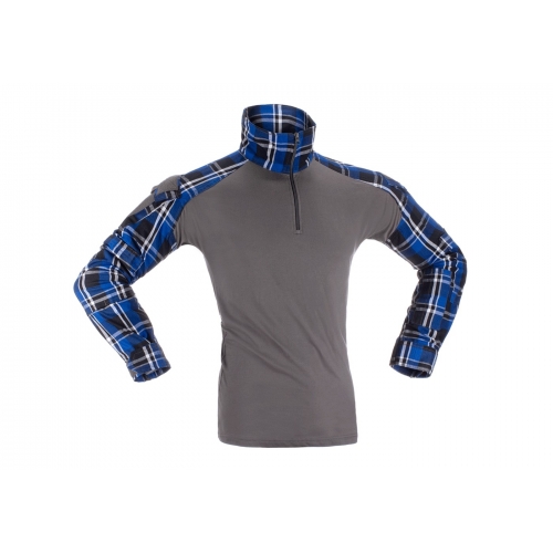 Camiseta de Combate Ubac Flannel Invader Gear Cuadros Azules