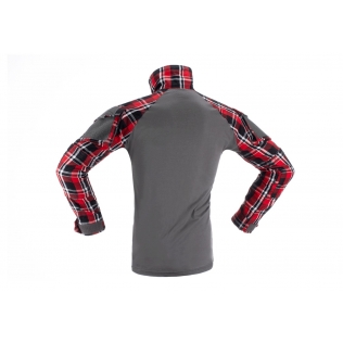 Camiseta de Combate Ubac Flannel Invader Gear Cuadros Rojos 2