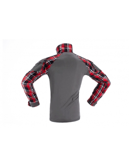 ComprarCamiseta de Combate Ubac Flannel Invader Gear Cuadros Rojos