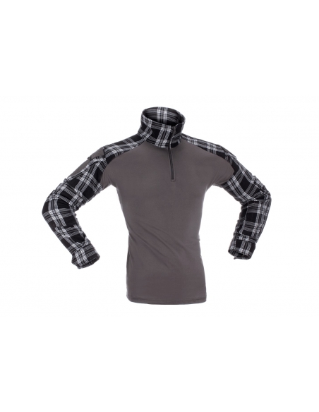 Camiseta de Combate Ubac Flannel Invader Gear Cuadros Negros