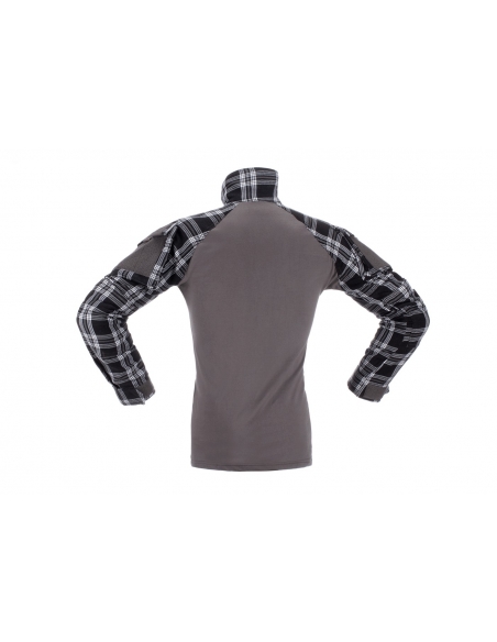 ComprarCamiseta de Combate Ubac Flannel Invader Gear Cuadros Negros