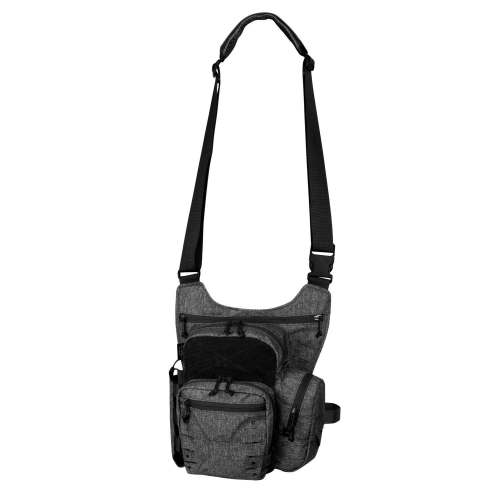 Bandolera Táctica Helikon-Tex EDC Side Bag Melange Gris y Negra