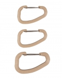 Mosquetones Tácticos MilTec Carabiner Coyote
