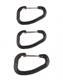 Mosquetones Tácticos MilTec Carabiner Negro
