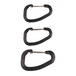 Mosquetones Tácticos MilTec Carabiner Negro