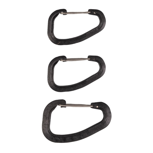 Mosquetones Tácticos MilTec Carabiner Negro