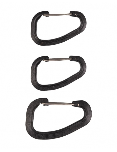 Mosquetones Tácticos MilTec Carabiner Negro