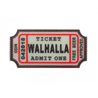 Parche de Goma 3D Walhalla Glow the Dark JTG