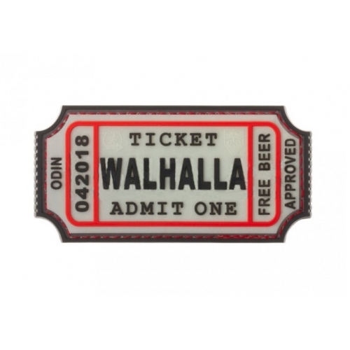 Parche de Goma 3D Walhalla Glow the Dark JTG