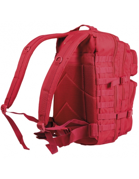 ComprarMochila Táctica Militar MilTec US Assault LG 36 Litros Roja con Velcro Frontal