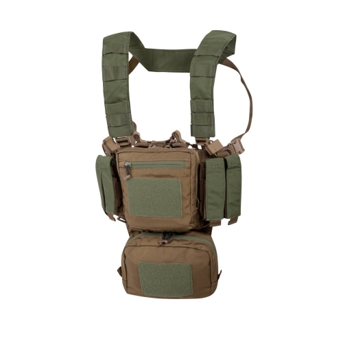 Chest Rig Táctico Helikon-Tex Training Mini Rig Coyote y Olive Green