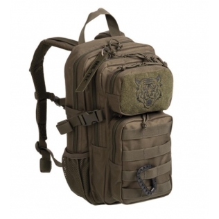 Mochila Táctica Militar Infantil MilTec US Assault Kids 14 Litros Verde OD