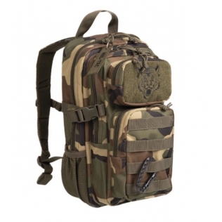 Mochila Táctica Militar Infantil MilTec US Assault Kids 14 Litros Woodland