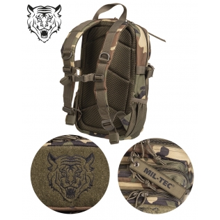 Mochila Táctica Militar Infantil MilTec US Assault Kids 14 Litros Woodland 2