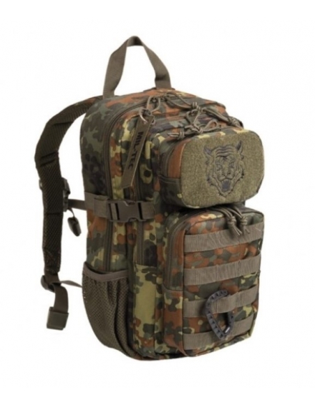 Mochila Táctica Militar Infantil MilTec US Assault Kids 14 Litros Flecktarn