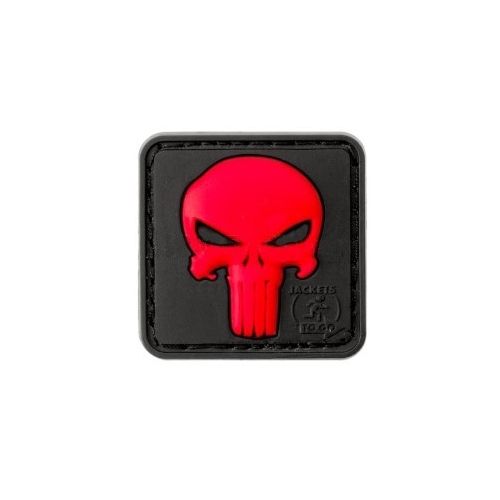 Parche de Goma 3D Punisher Rubber Blackmedic de JTG
