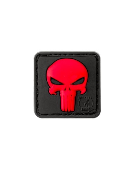 Parche de Goma 3D Punisher Rubber Blackmedic de JTG