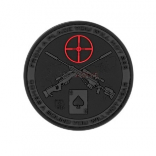 Parche de Goma 3D Sniper Rubber Blackops JTG