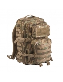 Mochila Táctica Militar MilTec US Assault LG 36 Litros Woodland Arid con Velcro Frontal