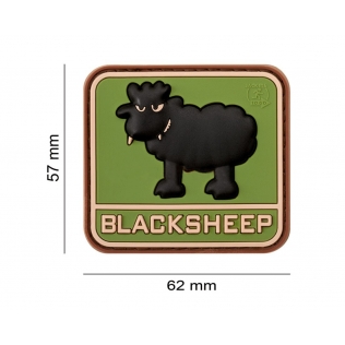 Parche de Goma 3D Black Sheep Rubber Multicam JTG 2