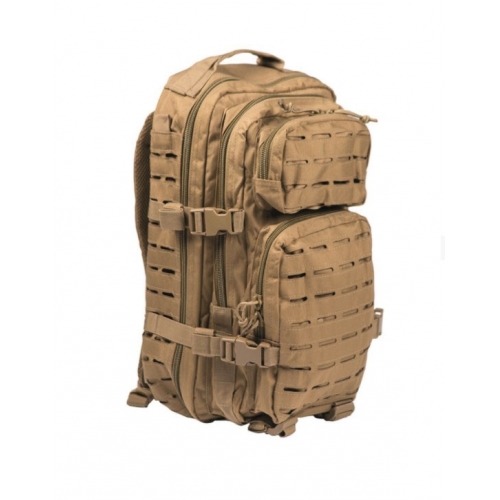 Mochila Táctica Militar MilTec US Assault SM 20 Litros Laser Cut Coyote