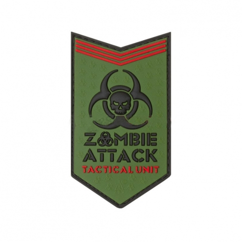 Parche de Goma 3D Zombie Attack Rubber Forest JTG