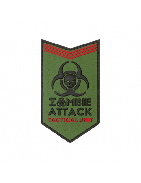 Parche de Goma 3D Zombie Attack Rubber Forest JTG