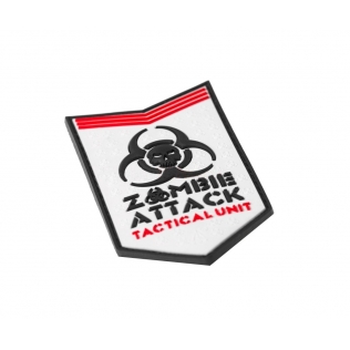 Parche de Goma 3D Zombie Attack Rubber Blanco JTG 2
