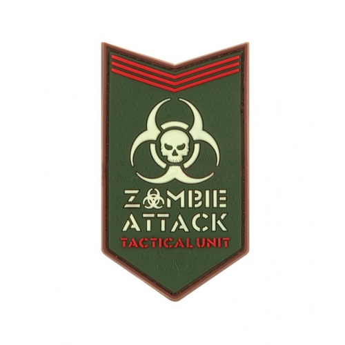 Parche de Goma 3D Zombie Attack Rubber Multicam JTG
