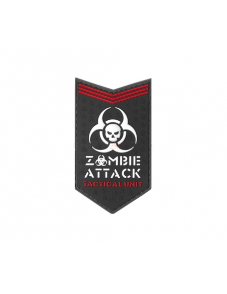 Parche de Goma 3D Zombie Attack Rubber Swat JTG