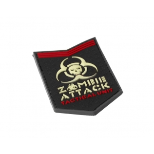 Parche de Goma 3D Zombie Attack Rubber Glow in the Dark JTG 2