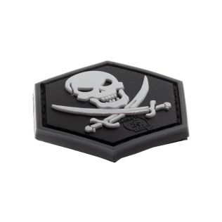Parche de Goma 3D No Fear Pirate Rubber Swat JTG 2