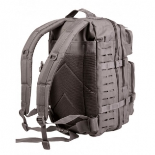 Mochila Táctica Militar MilTec US Assault LG 36 Litros Laser Cut Urban Grey con Velcro 2