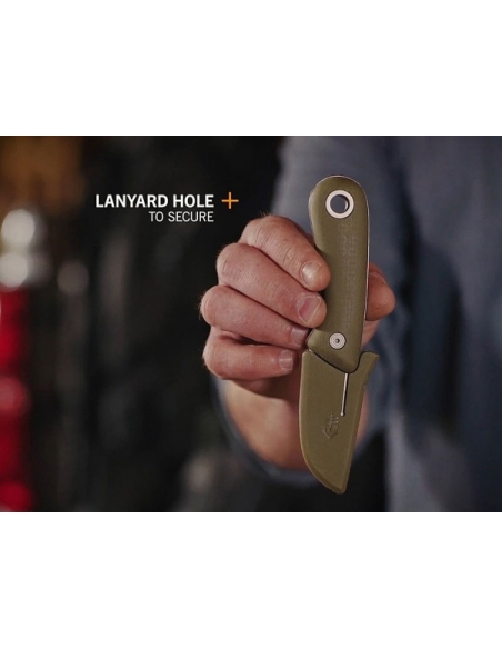 Cuchillo de hoja fija compacto con funda Vertebrae Gerber