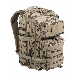 Mochila Táctica Militar MilTec US Assault LG 36 Litros Tropical Camo con Velcro