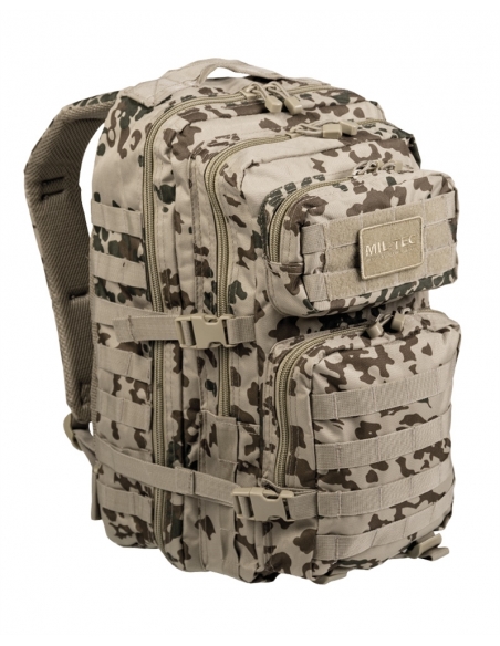 Mochila Táctica Militar MilTec US Assault LG 36 Litros Tropical Camo con Velcro