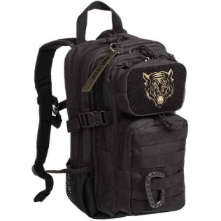 Mochila Táctica Militar Infantil MilTec US Assault Kids 14 Litros Negra