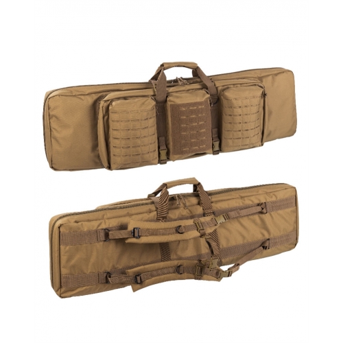 Funda Táctica para 2 Rifles MilTec Double Coyote